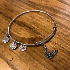 Alex and Ani butterfly bracelet
